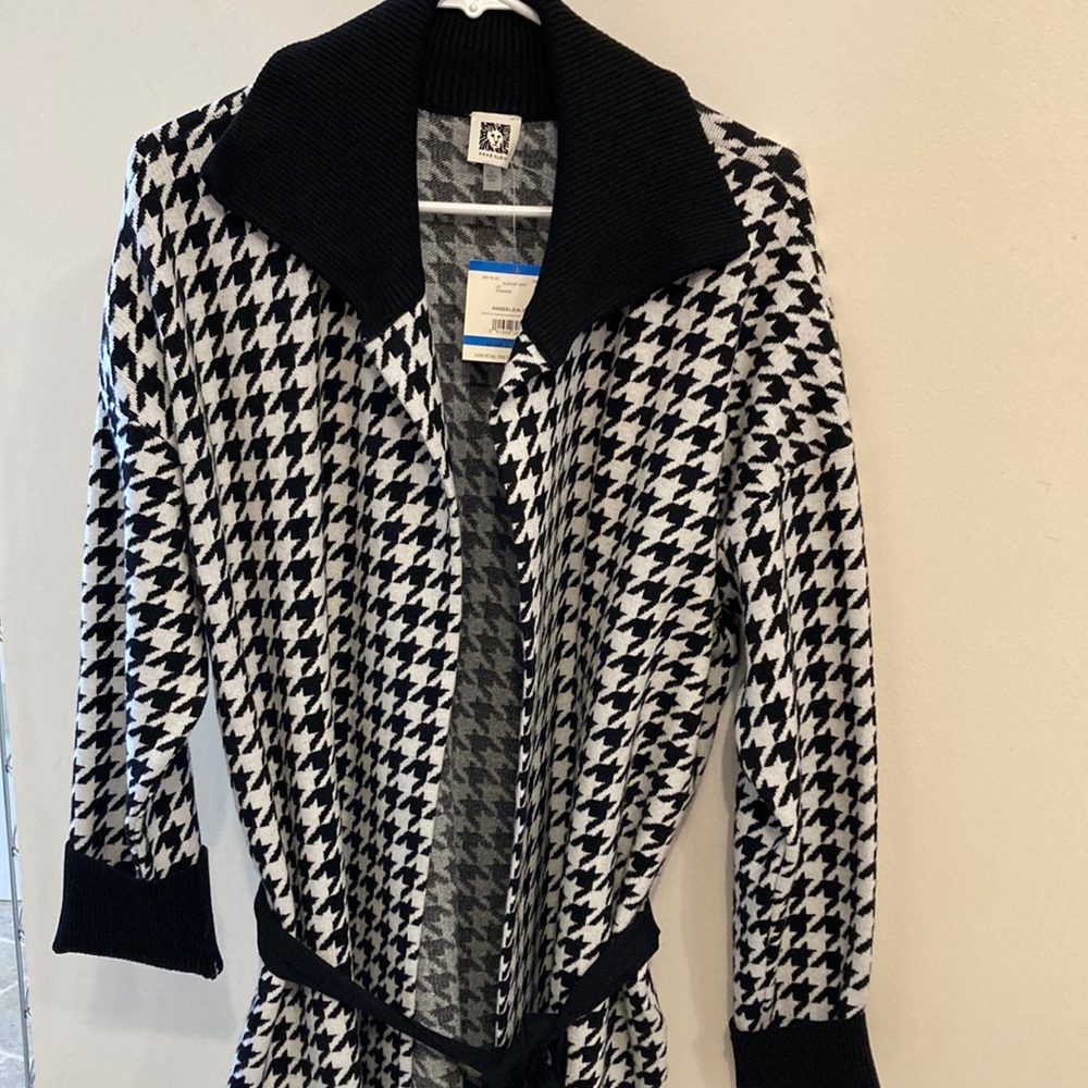 Anne Klein belted sweater